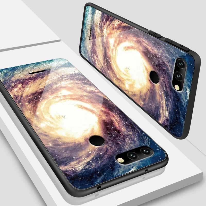 W343 Для Xiaomi Redmi 6A 5A S2 GO Plus противоударный чехол из закаленного стекла для Vivo Z5X IQOO NEX AS S1 Pro роскошный защитный чехол - Цвет: W343