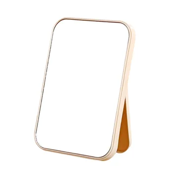 

Women Simple Design Espejo Portable Facial Makeup Mirror Compact Foldable Desktop Cosmetic Makeup Mirror (Light Green)