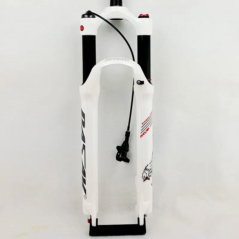 29RL gloss white PASAK передняя вилка для горных велосипедов 26 дюймов 27 дюймов 29 дюймов MTB велосипедная подвесная вилка амортизирующая передняя вилка пульт дистанционного управления и руководство - Цвет: 29RL gloss white
