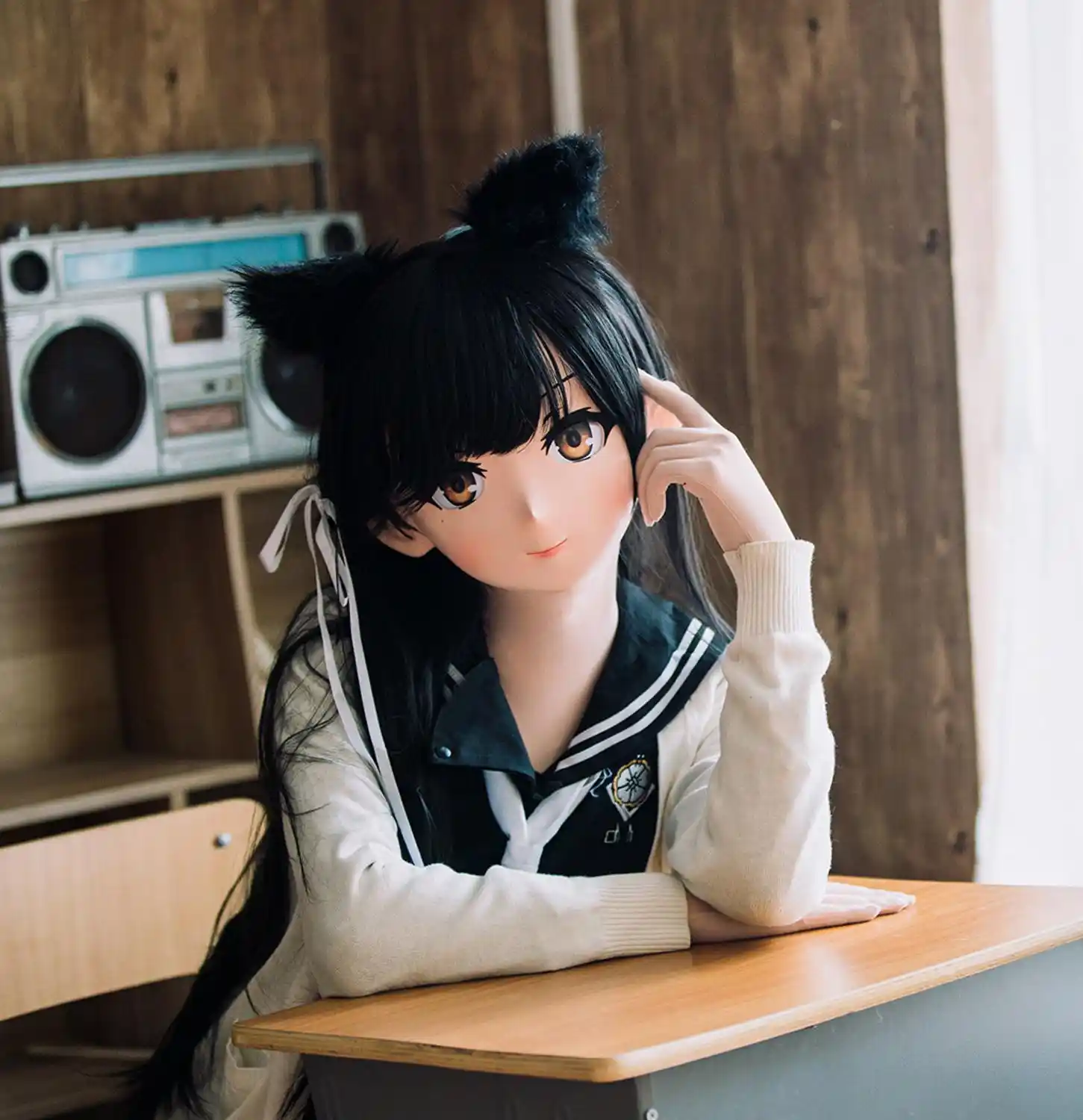 Raigeki Maks 24 樹脂 3 4 ヘッド女性 ガール着ぐるみアニメコスプレマスク Crossdress 日本役割ロリータ女装人形 Bjd Cos Boys Costume Accessories Aliexpress