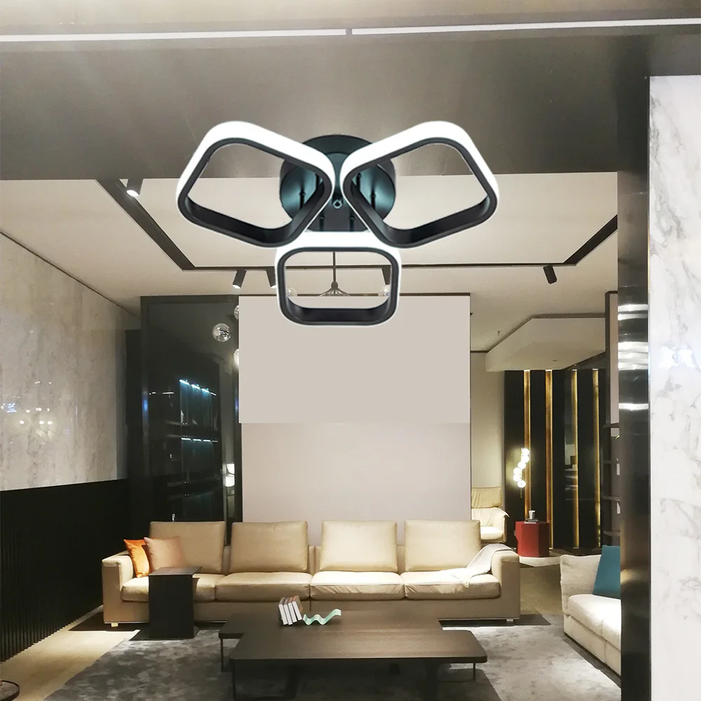 Modern LED Chandelier Lights Living Room Bedroom Corridor Indoor Rings Lighting Ceiling Mount Luminaire Lustre Chandeliers led chandelier ceiling chandelier