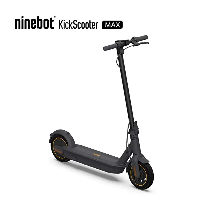 Ninebot MAX G30 Kickscooter 30 км/ч 65 км пробег умный электрический скутер 1" складной с управлением через приложение скейтборд Ховерборд - Цвет: Черный