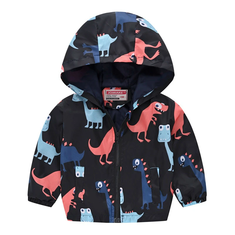 girls black waterproof coat