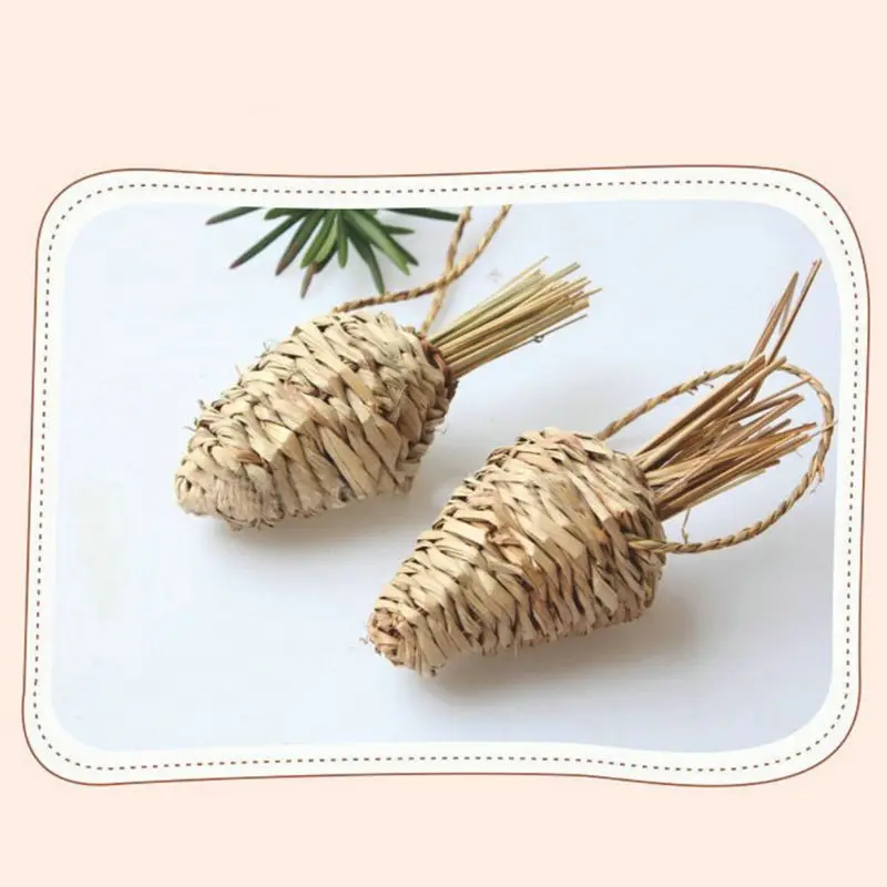 

Grass Radish Small Pet Molars Straw for Rabbit Chinchillas Dutch Pig Hamster