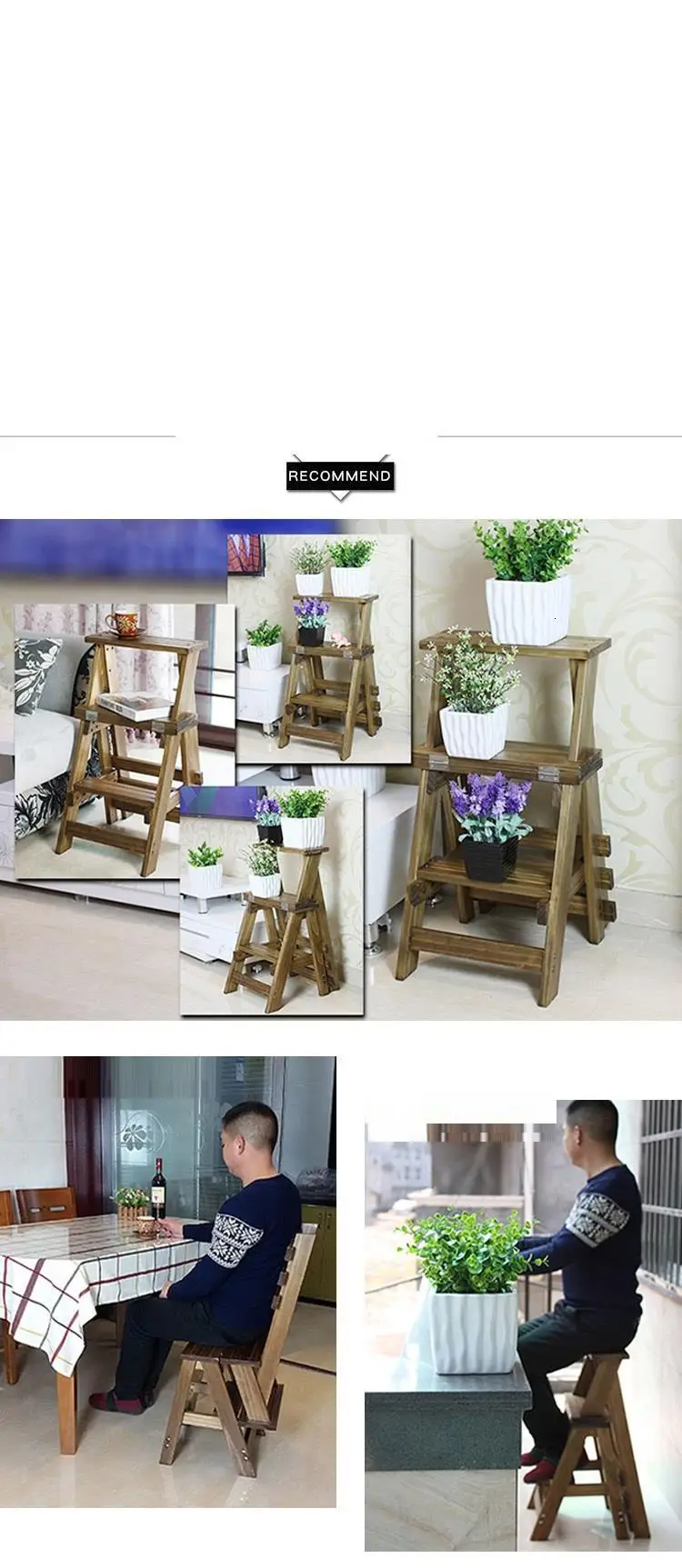Складной стул Escabeau Marches для пожилых людей Scaletta Legno Merdiven Stepladder Escaleta