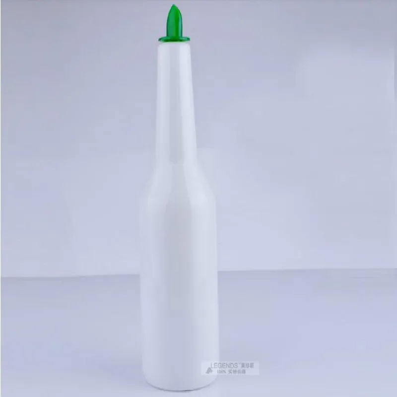 ABS Fancy Bartender Practice Bottle, Cocktail Shaker, Bar Tools, Kitchen Dining Barware Bar Tools, White Plastic, Pub Bottle