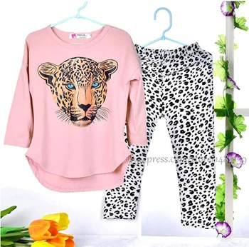 НОВЫЕ комплекты одежды для девочек Весенняя хлопковая кружевная рубашка с длинными рукавами+ штаны комплект детской одежды для От 2 до 8 лет - Цвет: ST020-Pink