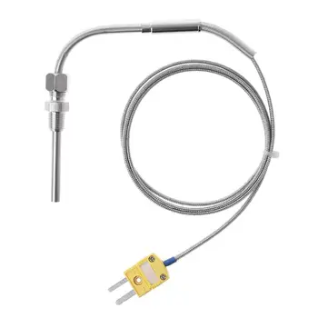 

EGT K Type Thermocouple Temperature Controller Tools 0-1250 C Exhaust Gas Temp Sensor Probe Connector with Exposed Tip