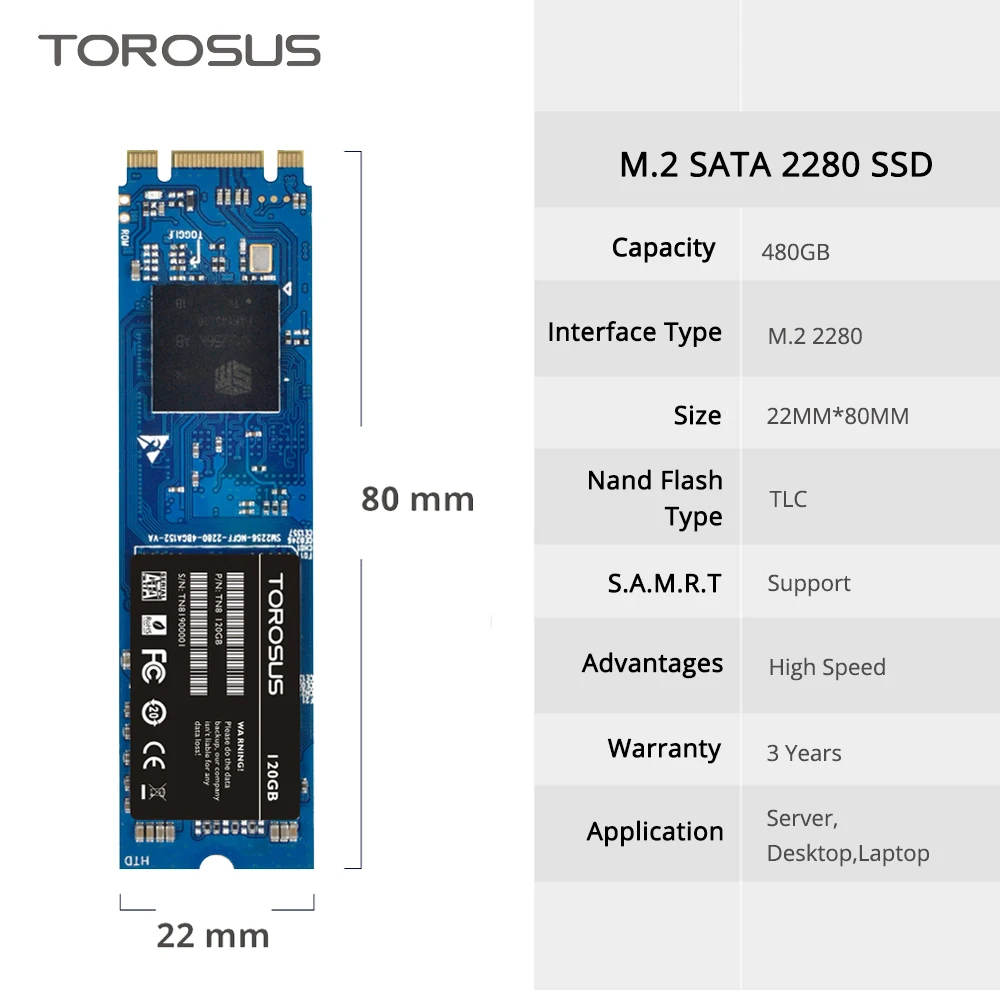 Torosus m.2 2280 SATA SSD 120gb 240gb 480gb M2 SSD NGFF Внутренние твердотельные накопители