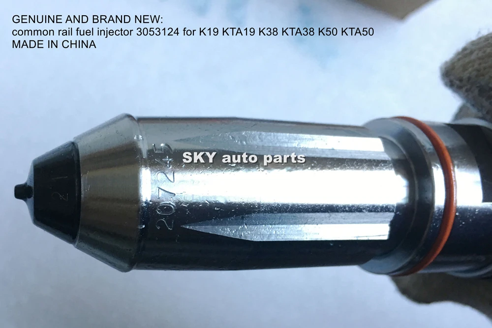 Подлинная и абсолютно новая: топливная форсунка common rail 3053124 для K19 KTA19 K38 KTA38 K50 KTA50