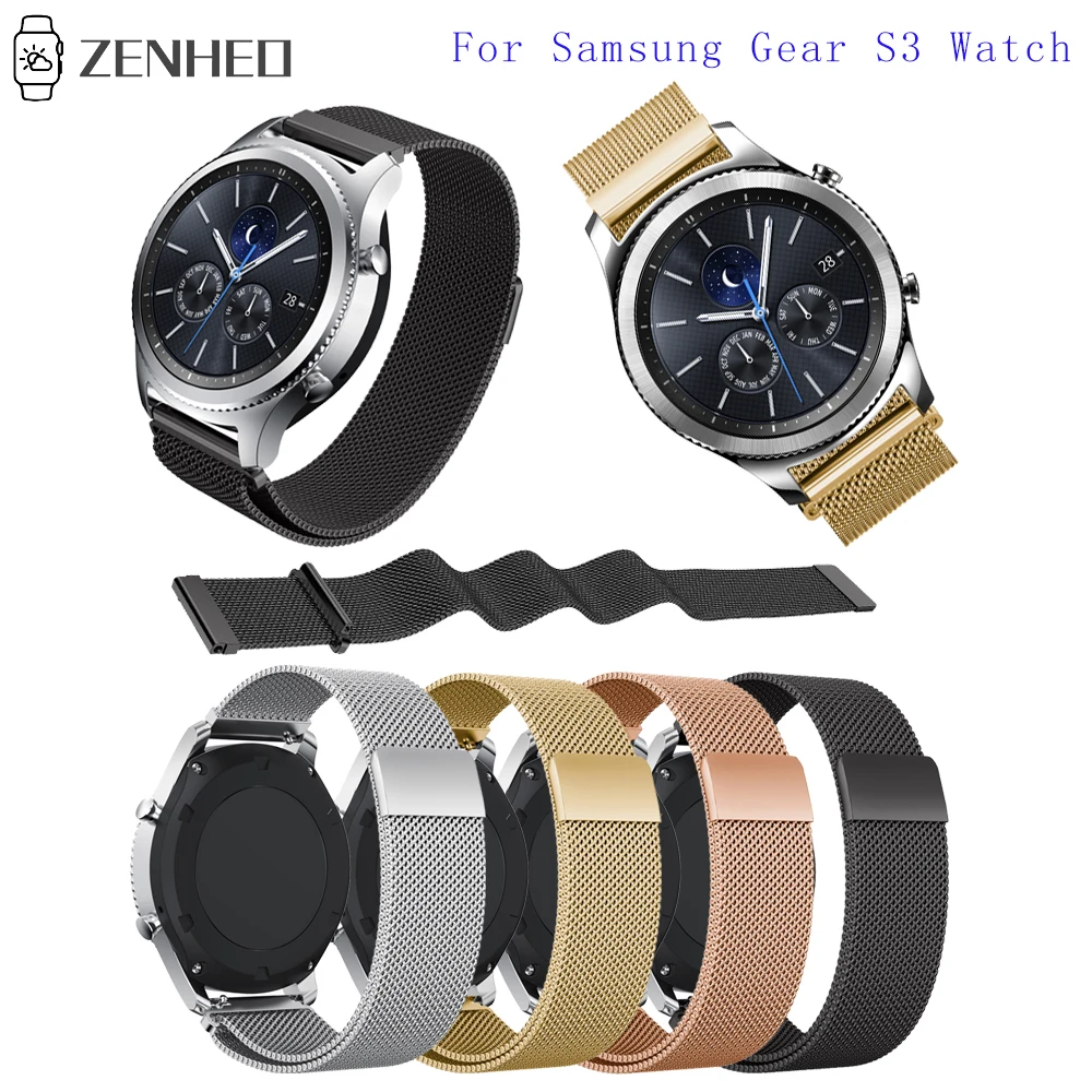 

New Milanese Watches Bands For Samsung Gear S3 Watch Strap Adjustable Replacement For Samsung Galaxy 46mm Watch Band Bracelet