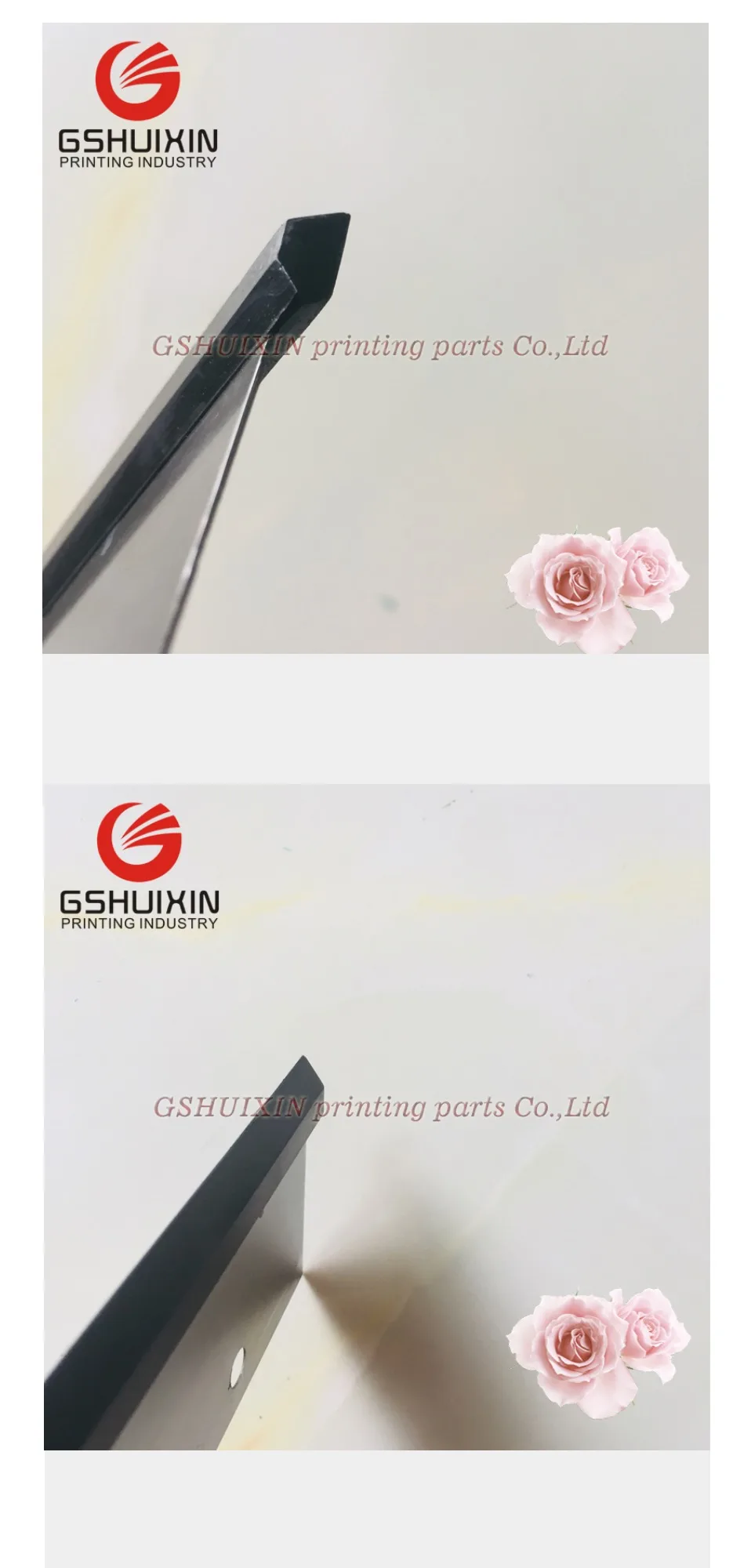 10 шт. 69.010.180 Heidelberg GTO52 Промывочное лезвие 560 мм x 60 мм x 0,5 мм 6 отверстий GTO 52 Промывочное лезвие