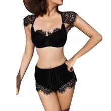 Двухсекционный костюм женский кружевной купальник маленькая грудь Собранный консервативный живот тонкий сексуальный бикини