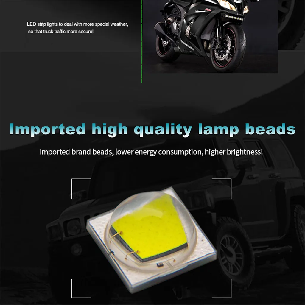 18w 6LED объектив 6D белый свет quad-полоска лампочек бар LC-Triple 6Led объектив 6D белый свет 6000K IP68 Водонепроницаемый для 9-32V DC автомобиля#916g40