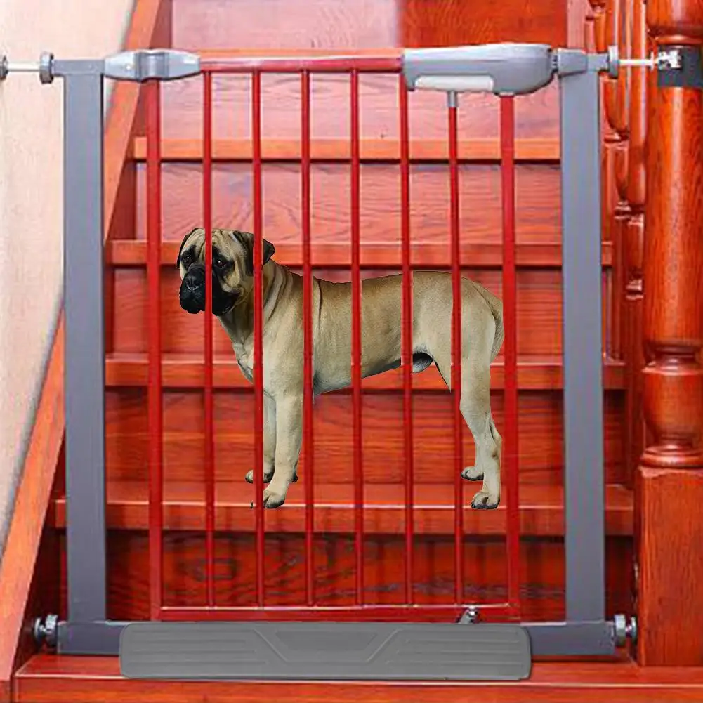 Portão do Bebê Guia de Fixação Folha para Bebê Porta da Cerca do Animal Alta Qualidade Porta Barra Estimação Pet 7 Mamãe e Bebê