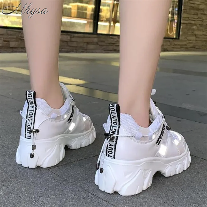 Mhysa Autumn Winter New designer Women Sneakers casual Shoes White Shoes Woman Fashion Platform Sneakers zapatillas mujer