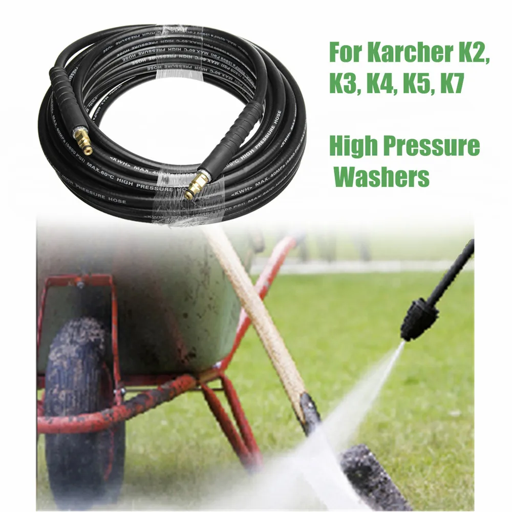 15M Hose For Karcher K2 K3 K4 K5 K7 K Series High Pressure Washer Hose Click 