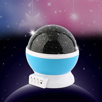 

3-Mode LED Rotating Star Light Color Changing Projection Lamp Bedroom Decoration Night Light Clearance