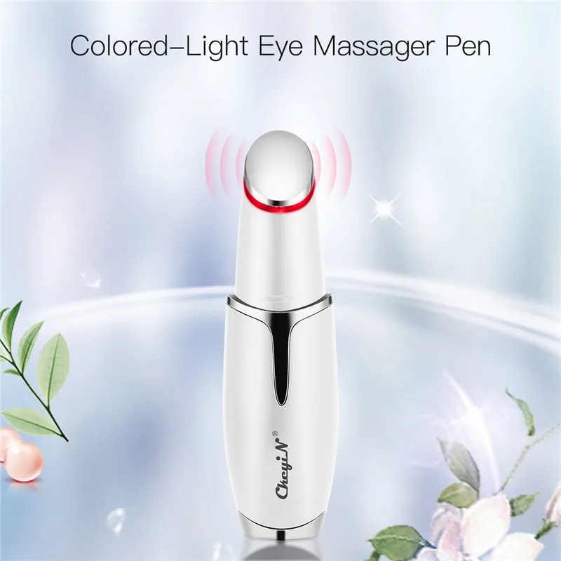 

Portable Eye Massager with Vibration Function Eye Roller with Red Blue Light Face Massager for Skin Care Beauty Machine