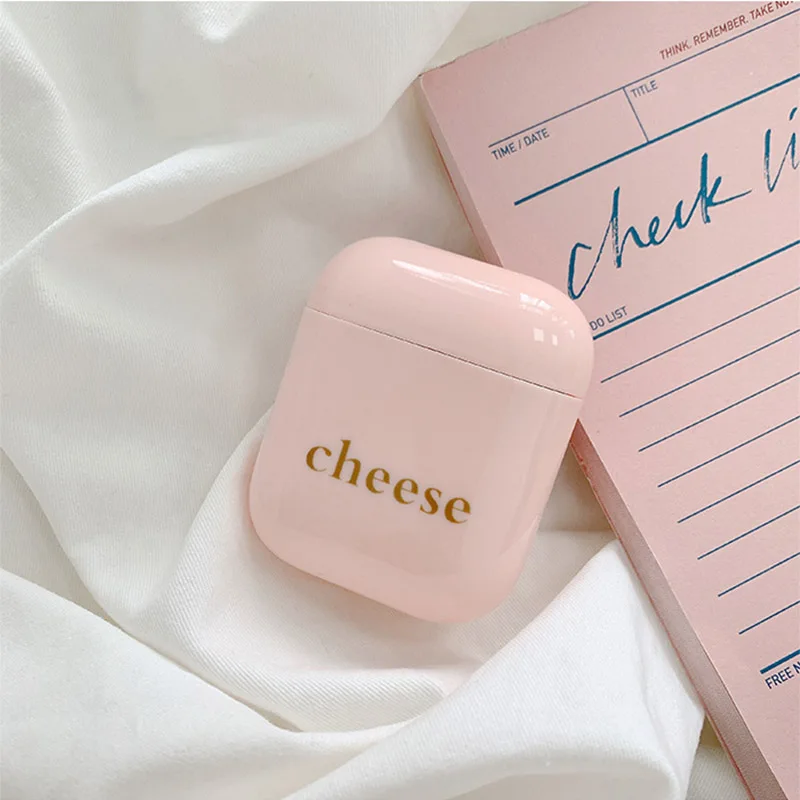 Style 4 Чехол для Airpods, чехол с рисунком, чехол для Bluetooth airpod, аксессуары, чехол для наушников, наушники Air 2, милый жесткий чехол - Цвет: Style 4