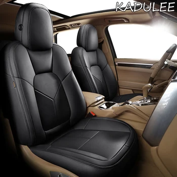 

KADULEE Custom real leather car seat cover for Tesla MODEL-X Automobiles Seat Covers auto Accessories car seats styling