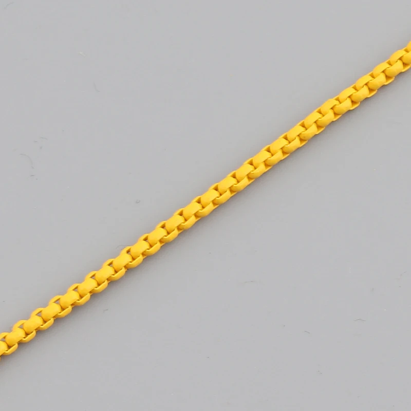 Colorful Enamelled Chain Necklace,Box Chain Choker,Enamel Pop Chain Necklaces,Minimalist Fine Jewelry collar 