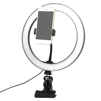 

Mobile Phone LED Flash Light Photo Studio USB Powered Live Stream Video With Stand Self Shooting Ring Light Lamp