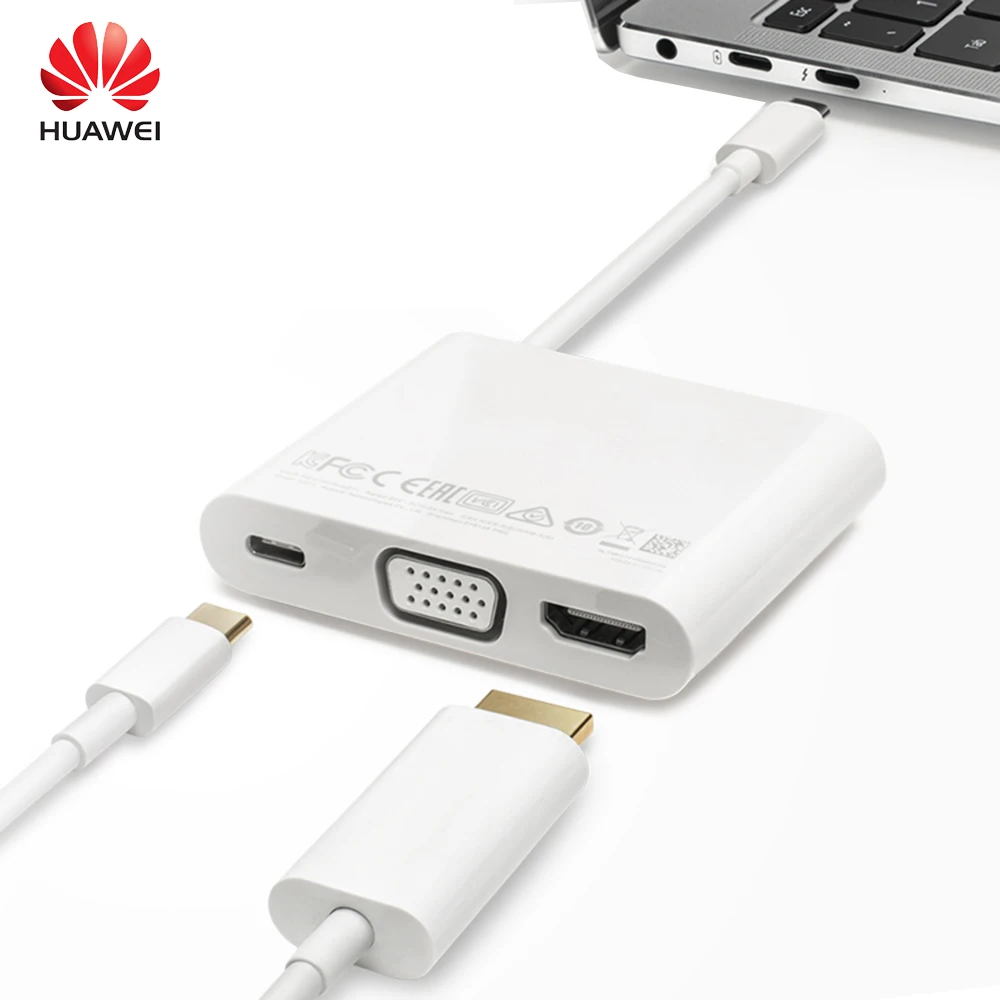 Оригинальная док станция HUAWEI MateDock 2 для телефона ноутбука Mate20 Pro X MateBook D E кабель