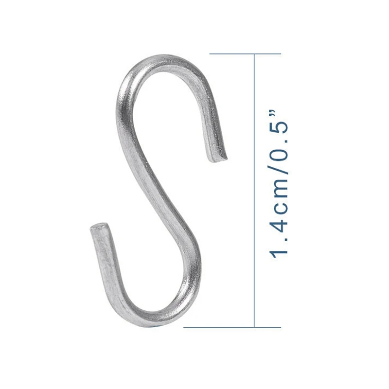 35pcs Small S Hooks Connectors Metal S Shaped Wire Hook Hangers Hanging  Hooks for DIY Crafts, Hanging Jewelry, Key Chain, Tags, Fishing Lure, Net