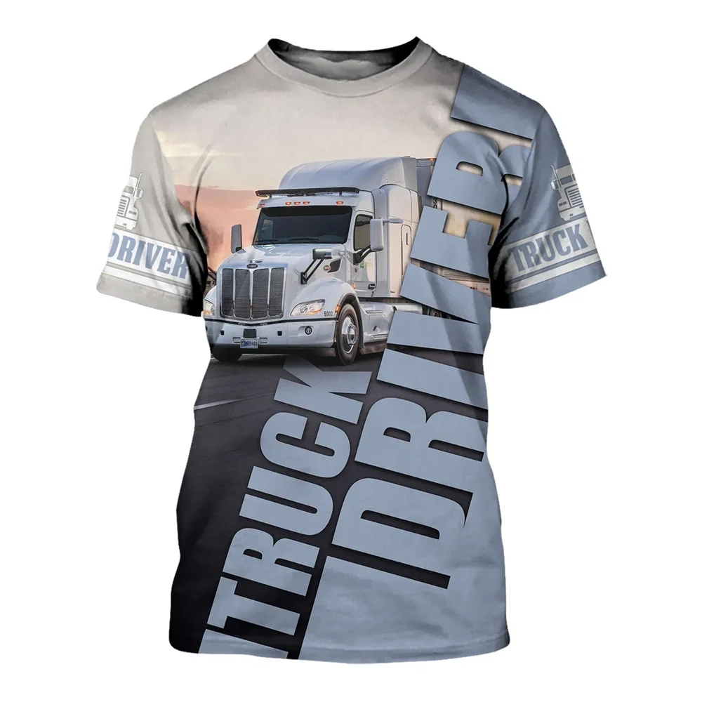 

CLOOCL Men T-shirt Truck Driver 3D All Over Printed Women Shirt Unisex Short Sleeve Fashion Casual Streetwear Tops Dropshipping