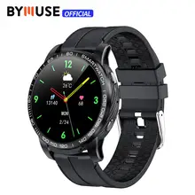 Смарт-часы BYMUSE GW20 с Bluetooth, фитнес-трекером, монитором сердечного ритма, мониторингом музыки, 1,3 дюйма, Смарт-часы