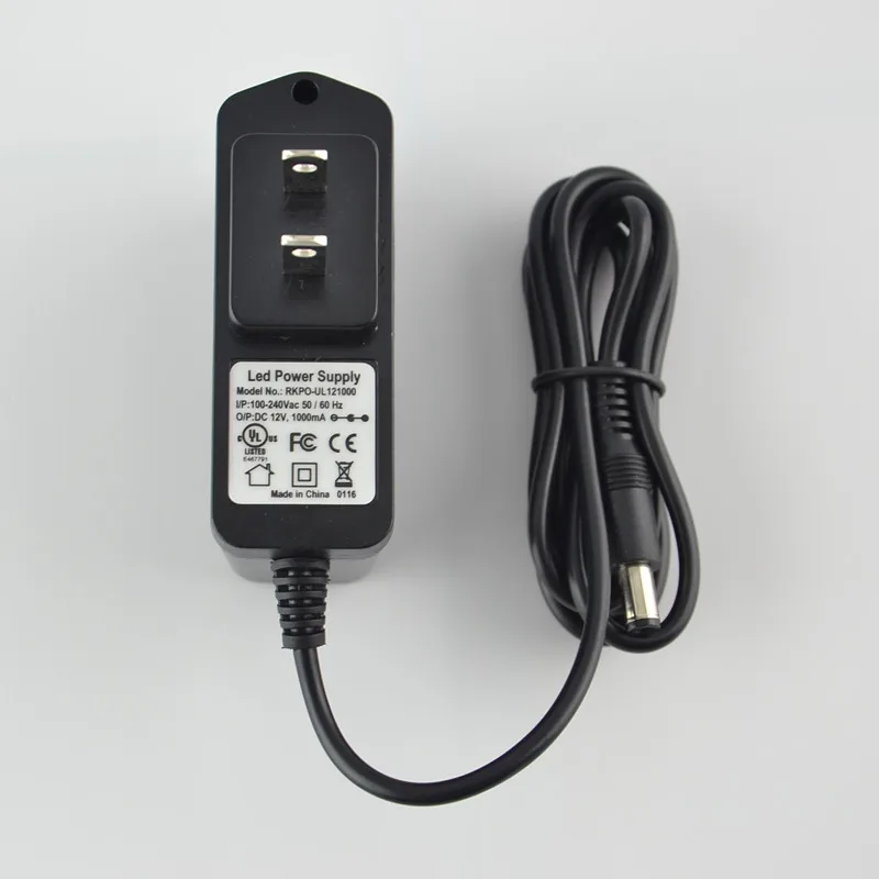 AC 220V DC 12V 1A Светодиодная лента лампа сценический светильник зарядное устройство