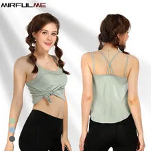Летний женский спортивный жилет женская рубашка для йоги и бега жилет эластичные блузки с открытой спиной фитнес-одежда Крест Холтер Свободная майка спортивная кофточка Тонкая Блузка быстросохнущая майка без рукавов Женская тренировочная майка