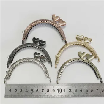 

8.5cm Metal Purse Frame Making Kiss Clasp Lock For Clutch Bag Accessories 5 Colors DIY Coin Purse Fram