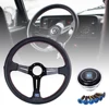 Universal 14 Inch ND PU Leather Auto Racing Steering Wheels Deep Horn Drifting Sport Steering Wheel with Logo ► Photo 2/6