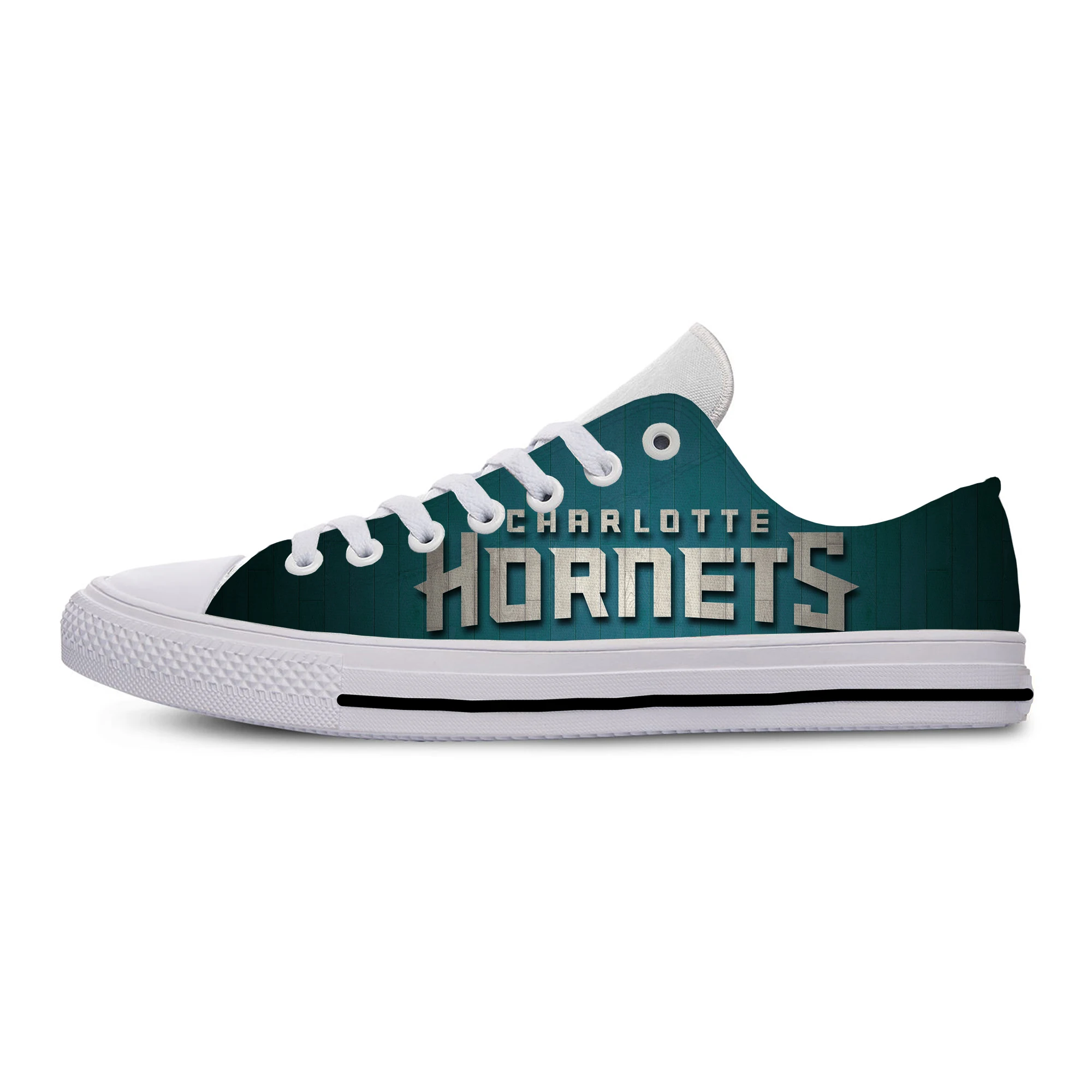 Классическая парусиновая обувь на плоской подошве Hornets Charlotte для любителей