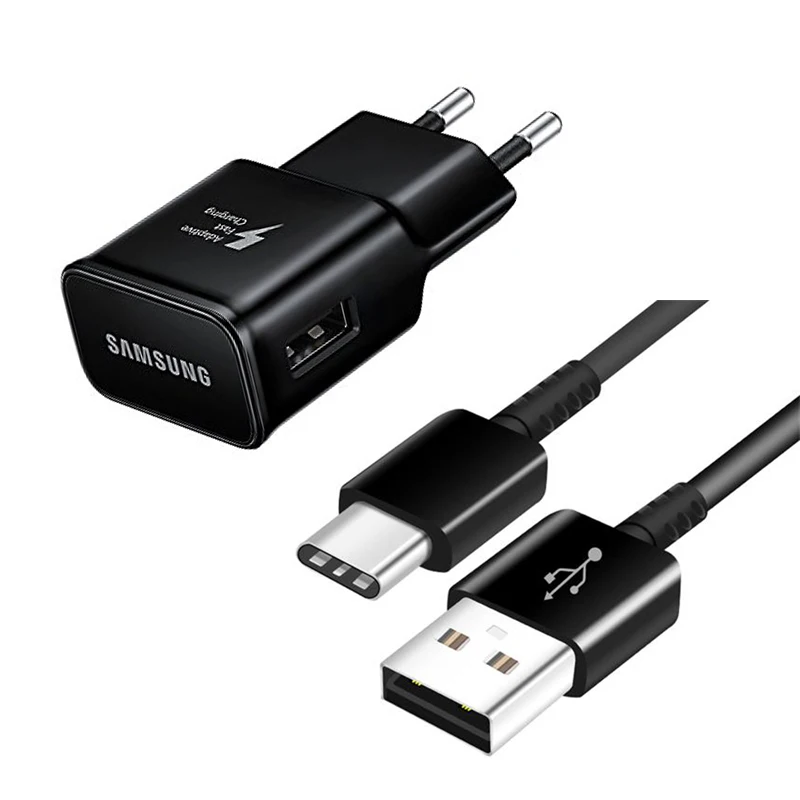 Оригинальное Беспроводное зарядное устройство samsung Qi Быстрая Зарядка адаптер для Galaxy S10 S9 S8 Plus Note 10+ 9 8 iPhone X XR XS 8EP-N5100 - Тип штекера: EU charger set