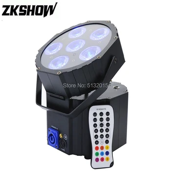 

6*15W LED Par Light RGBWA Battery Power Wireless DMX IRC Rechargeable DJ Disco Party Wedding Pro Stage Lighting With Flightcase