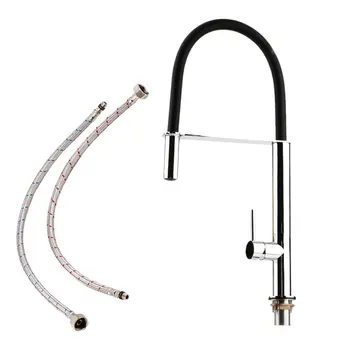 

(Ship From DE)Stainless Steel Kitchen Bathroom Basin Sink Mixer Lever Mixer Valve Tap Hot And Cold Water For Kitchen Fixture