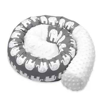 

2M Baby Cot Safety Crib Bumper Safe Washable Baby Bedding Bumper Crib Standard Baby Mattress Lining Baby Bumper For Cribs