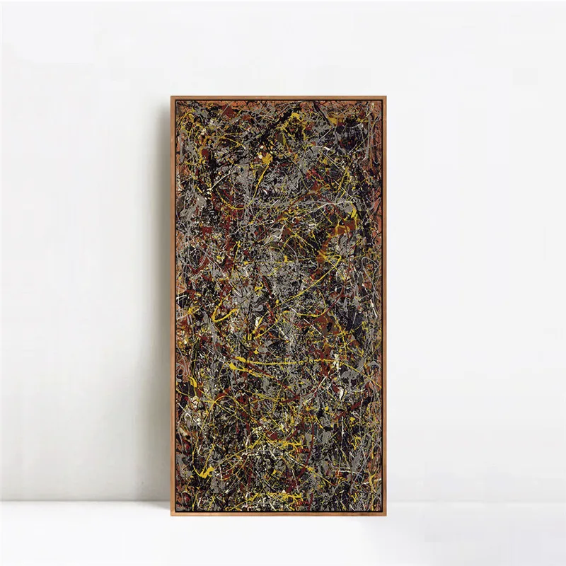 Номер 5 1948 от Jackson Pollock абстрактный холст стены искусства гостиной украшения для дома и офиса без рамы