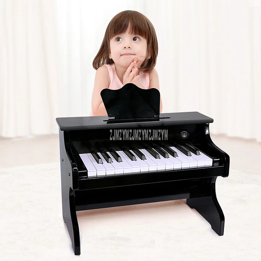 1-5 years old Baby Mini 25 Key Wooden Piano Toy Children Wood