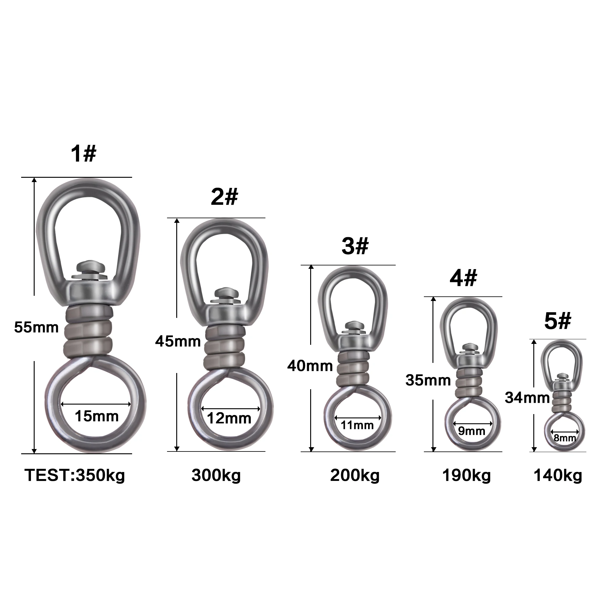 Anneaux Fendus Acier Inoxydable Anneaux De Pêche Figure 8 En Acier Inoxydable | Lot De 60 Pièces | Pour Jigging, Leurres, Pêche En Mer Anneaux Fendus Pour Ligne