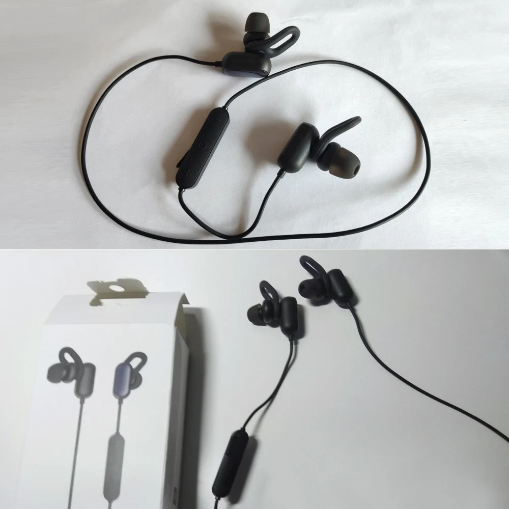 Оригинальная Xiaomi mi Спортивная гарнитура mi ni Bluetooth 4,1 наушники Молодежная стереогарнитура водонепроницаемые беспроводные наушники Bluetooth w/mi c
