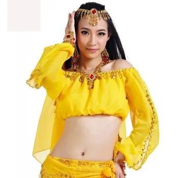 

Belly Dance Costume Top Adult Dancewear Female Strapless Tops India Belly Dancing Bra Accessories Bellydance Clothes