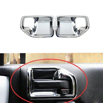 

Trim Handle cover Decor For Jeep Wrangler 2011-17 ABS plastic 2Pcs Car Door
