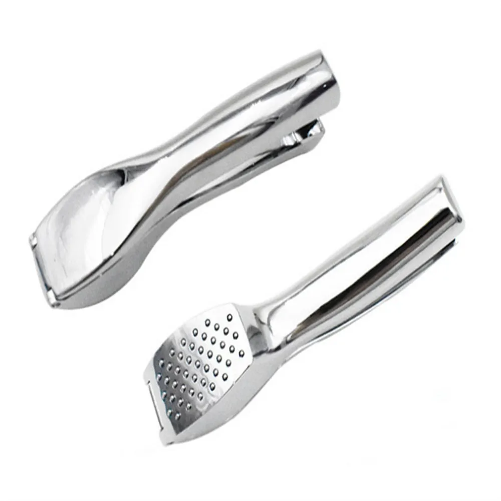 Stainless Steel Peeling Garlic Manual Cutting Garlic Grinder Garlic Press Open Tool Crusher Garlic Peeler Kitchen Tool Y1