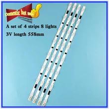 

New 4 PCS LED backlight strip for Samsung UE28F4000A ST2751A01 HG28EB460 2013SVS28H D2GE-280SC0-R3 BN96-25298A UE28F4000AKXRU 1