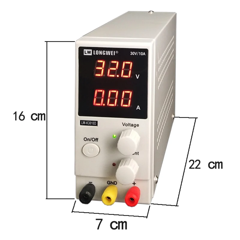1 шт. Регулируемый источник питания 30V10A DC источник питания LW-K3010D цифровой дисплей DC 30V5A ремонт мобильного телефона
