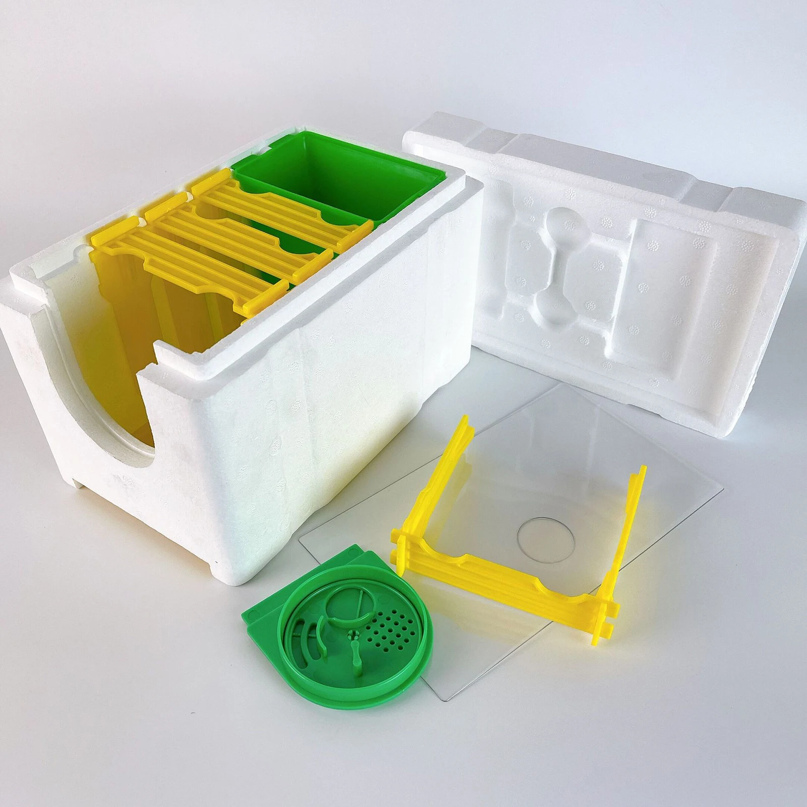 DIY 양봉 꿀벌 여왕 번식 교배 Nuc 수분 벌집 양봉 용품, 고밀도 폴리스티렌 꿀벌 벌집 DIY 도구 